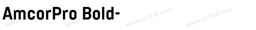 AmcorPro Bold字体转换